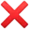 ❌